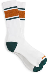 Jag Sock Lightweight Crew - White/Orange / Danner Men