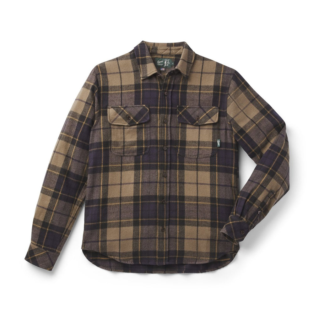 Cedar Mill Cotton Flannel Shirt Navy/Olive Tartan Plaid / Danner Men|Women