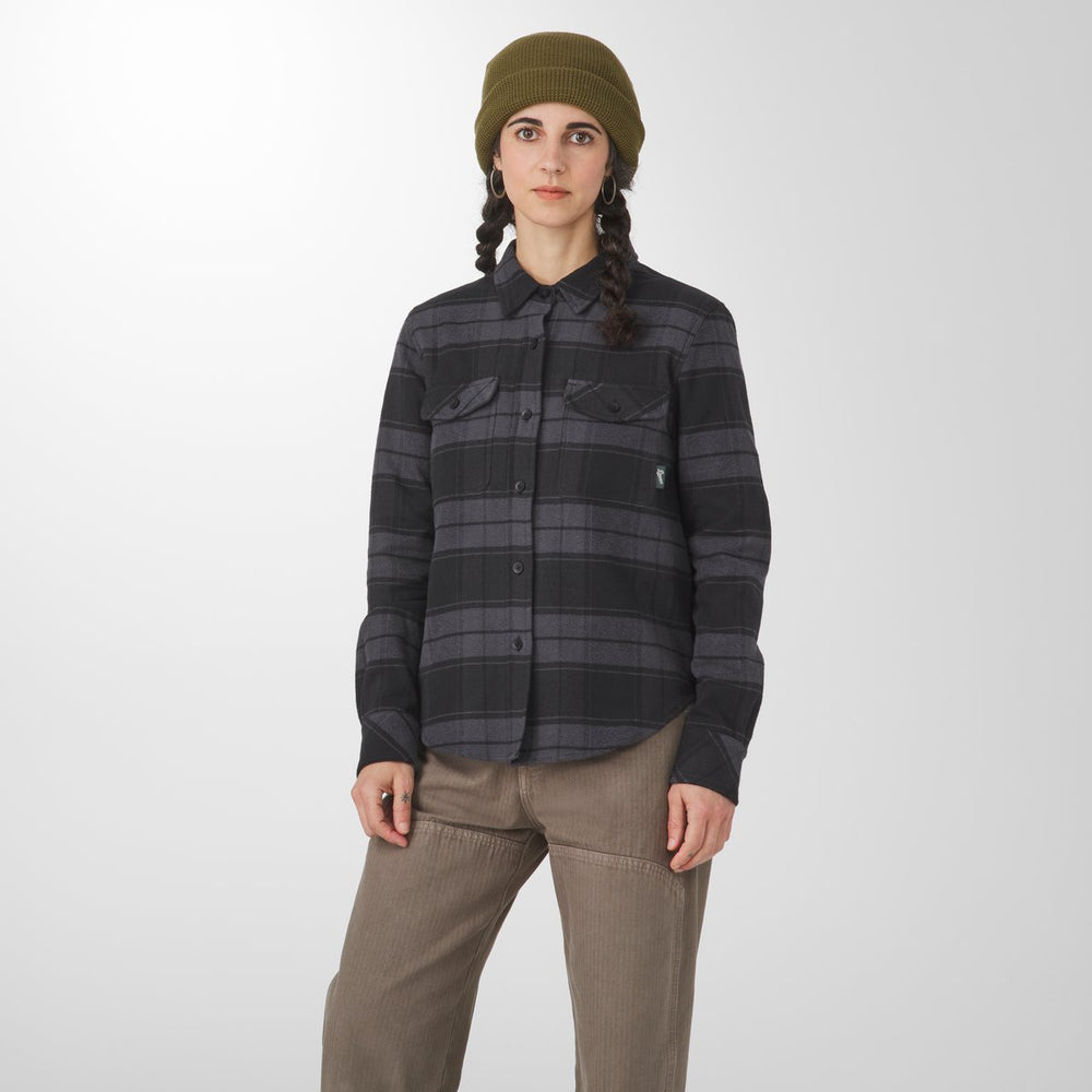 Sauvie Cotton Flannel Shirt Black Plaid / Danner Men|Women