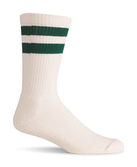 Cotton Socks Midweight Crew - Natural/Green / Danner Men
