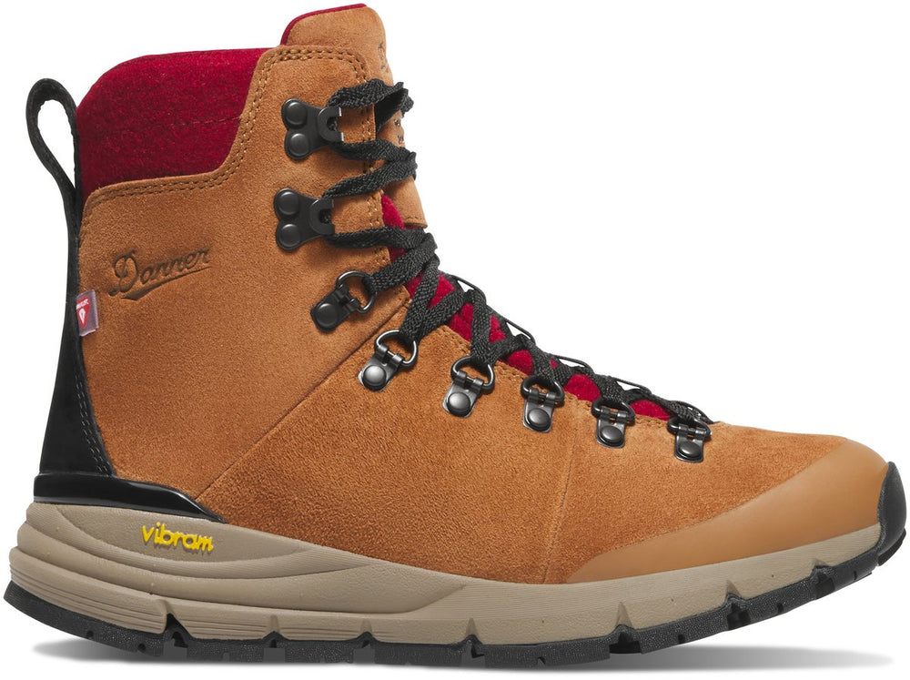 Arctic 600 Side-Zip Brown/Red Felt 200G / Danner Women
