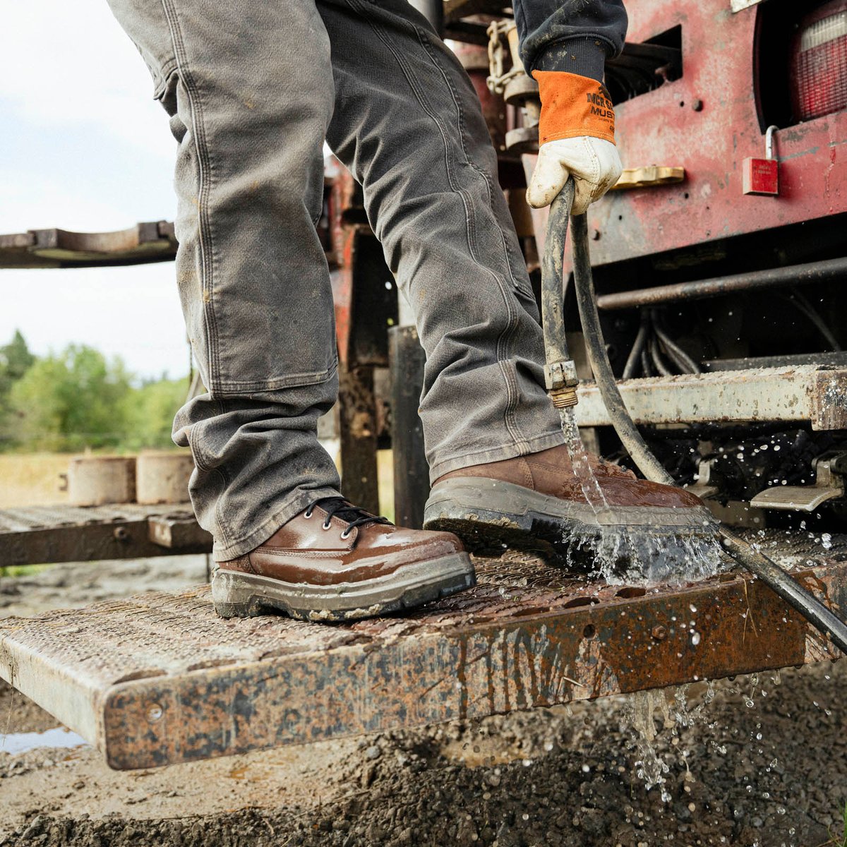 Ground Control 6" Brown Steel Toe / Danner Men