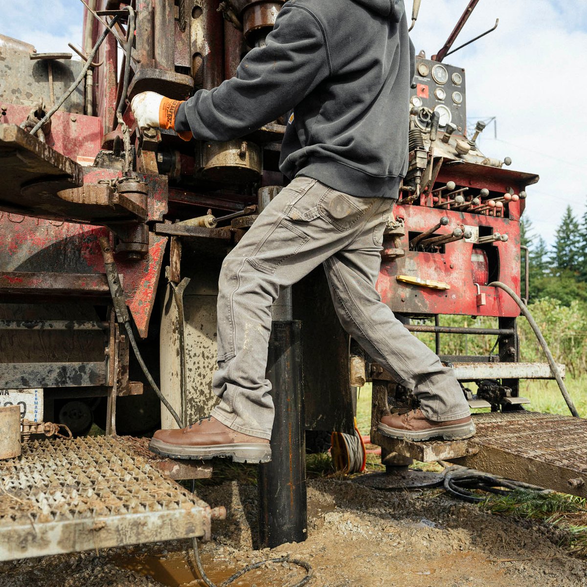 Ground Control 6" Brown Steel Toe / Danner Men