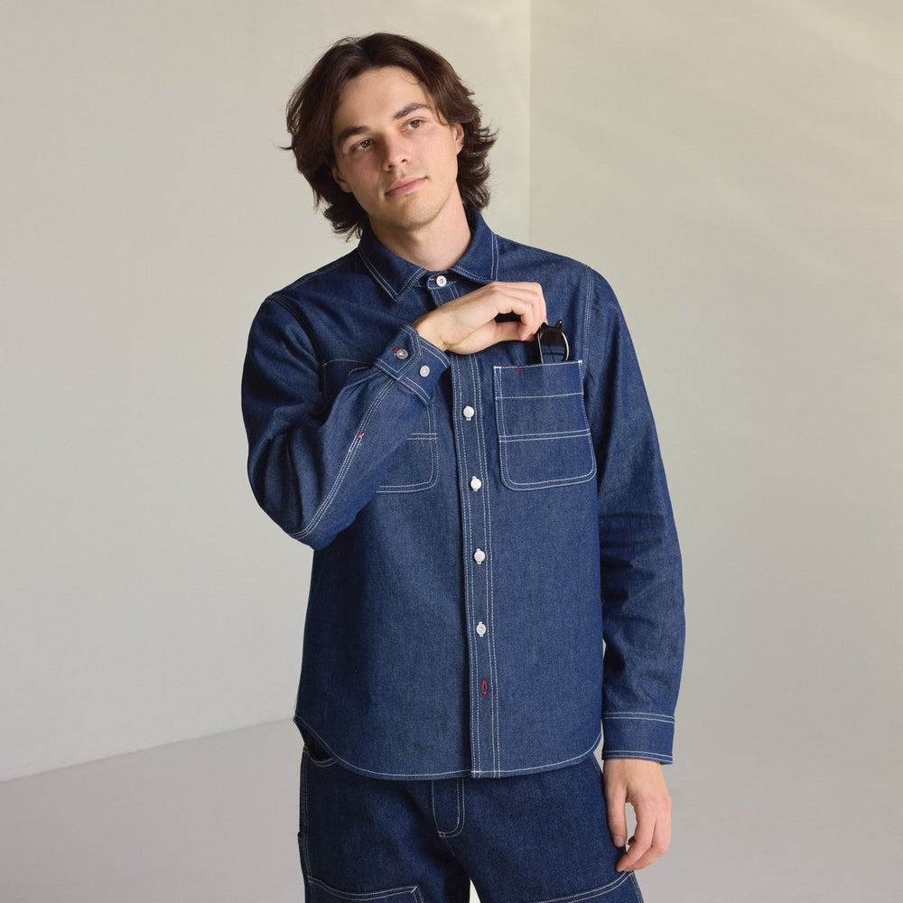 Larch Mt Denim Shirt Dark Wash Indigo / Danner Men|Women