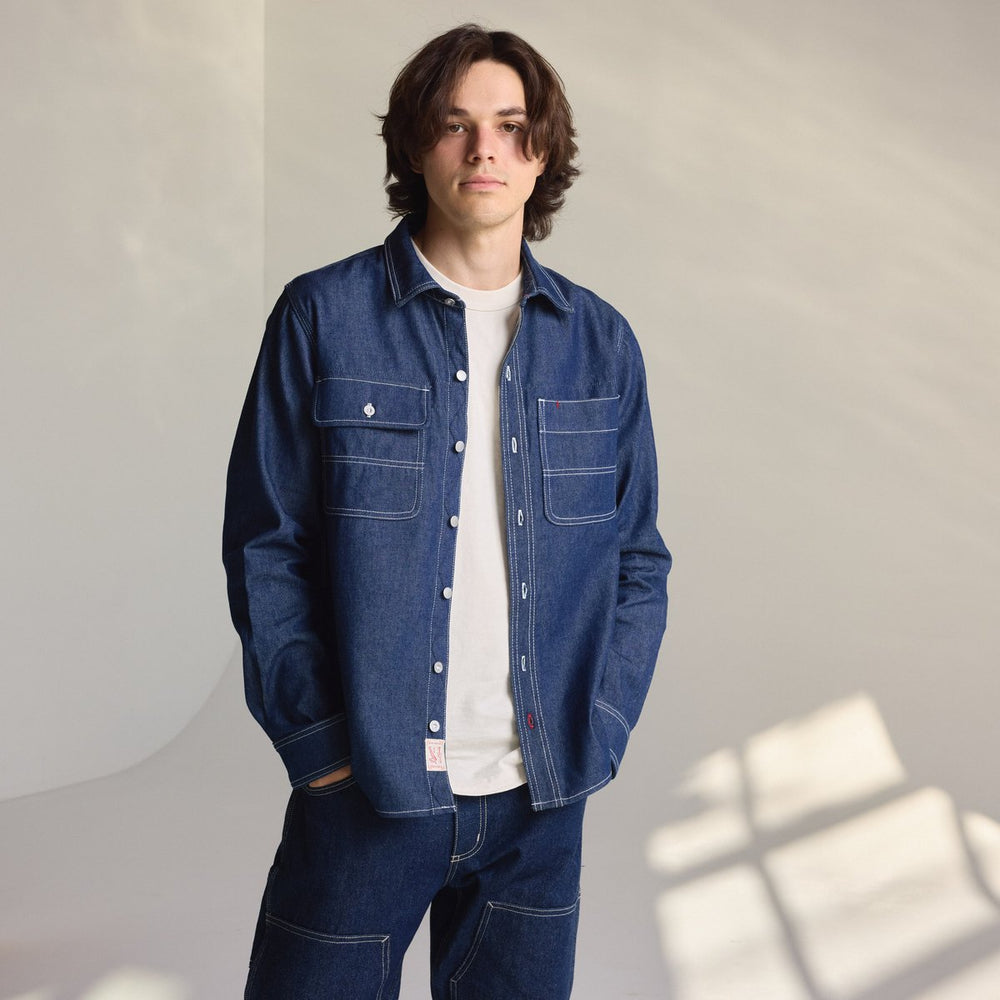 Larch Mt Denim Shirt Dark Wash Indigo / Danner Men|Women