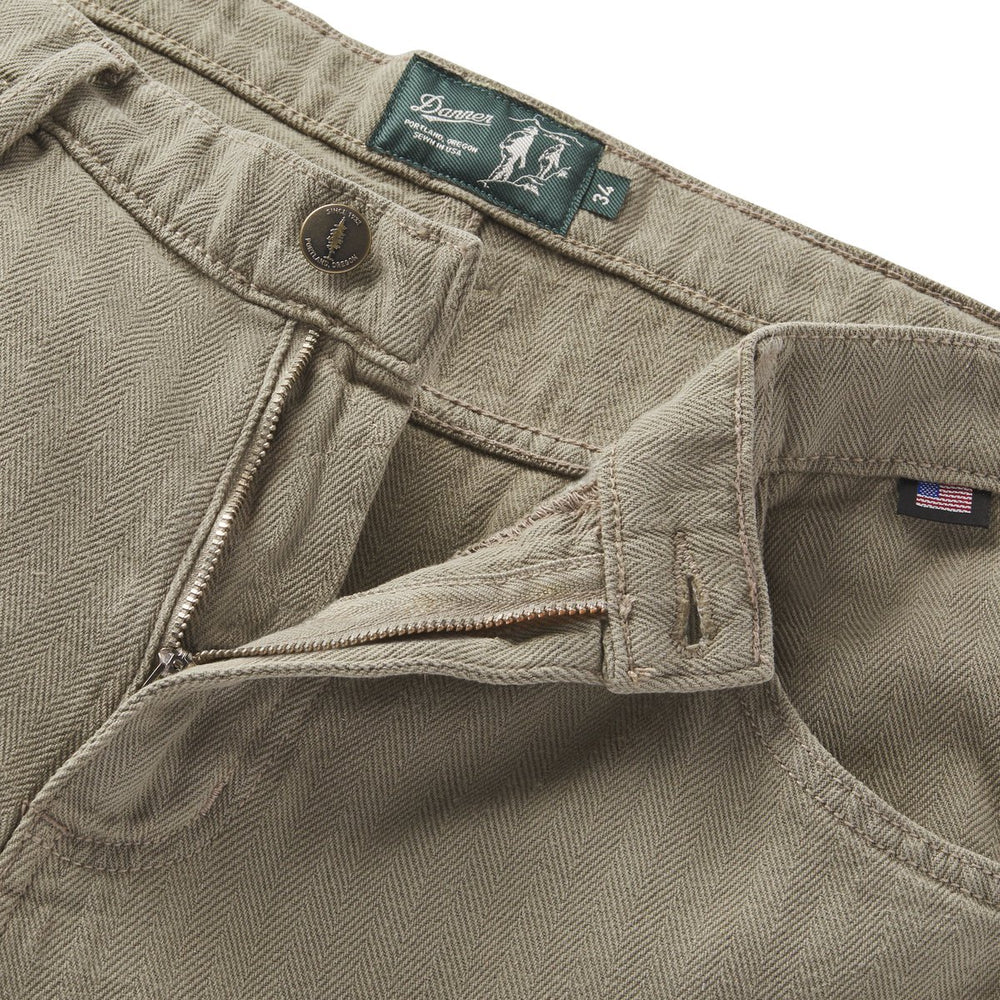 Kenton Double Knee Pants  Herringbone Dusty Olive / Danner Men|Women