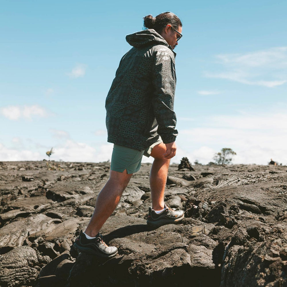 Sig Zane X Danner ʻŌnini Windbreaker Black/Green / Danner Men|Women