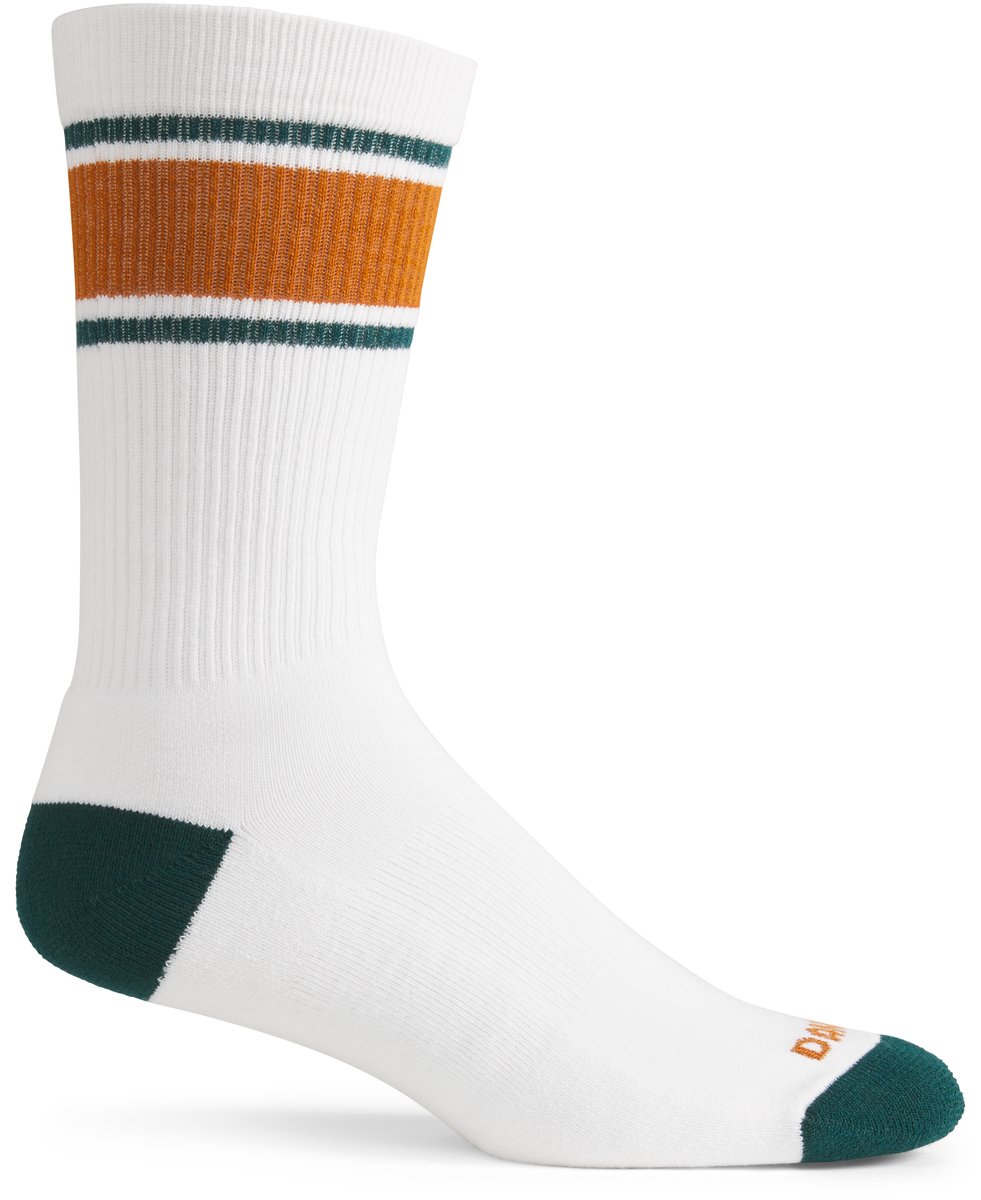 Jag Sock Lightweight Crew - White/Orange / Danner Men