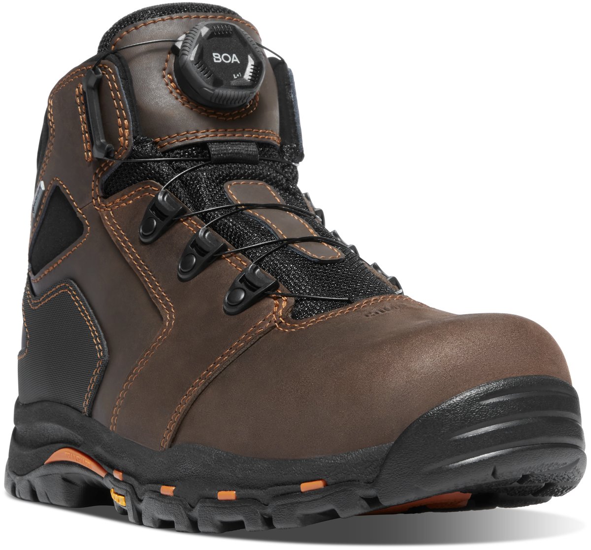 Vicious BOA 4.5" Brown/Orange Composite Toe (NMT) / Danner Men