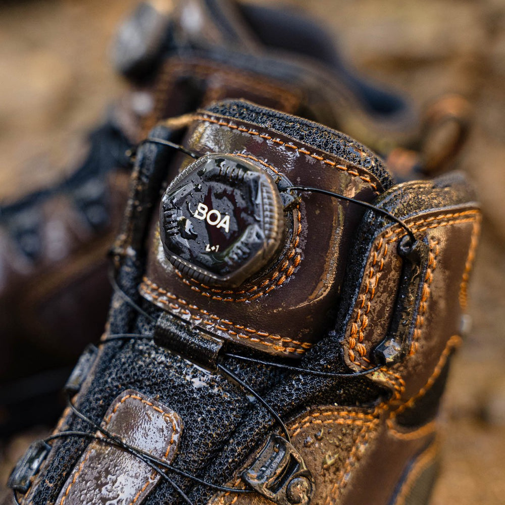 Vicious BOA 4.5" Brown/Orange Composite Toe (NMT) / Danner Men