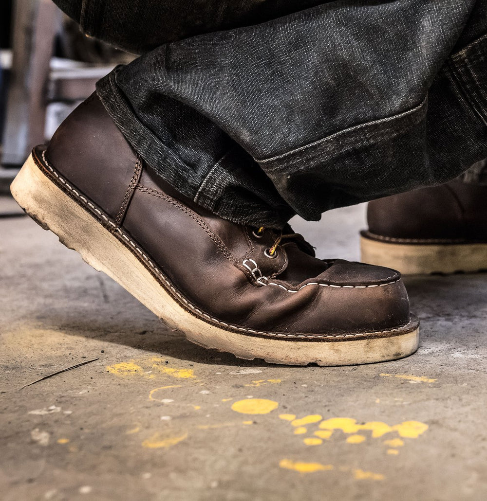 Bull Run Moc Toe 6" Brown Steel Toe / Danner Men