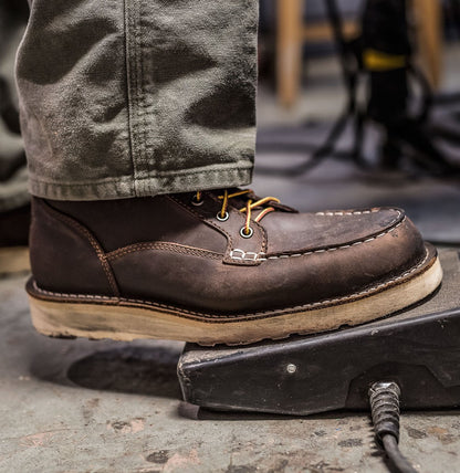 Bull Run Moc Toe 6" Brown Steel Toe / Danner Men
