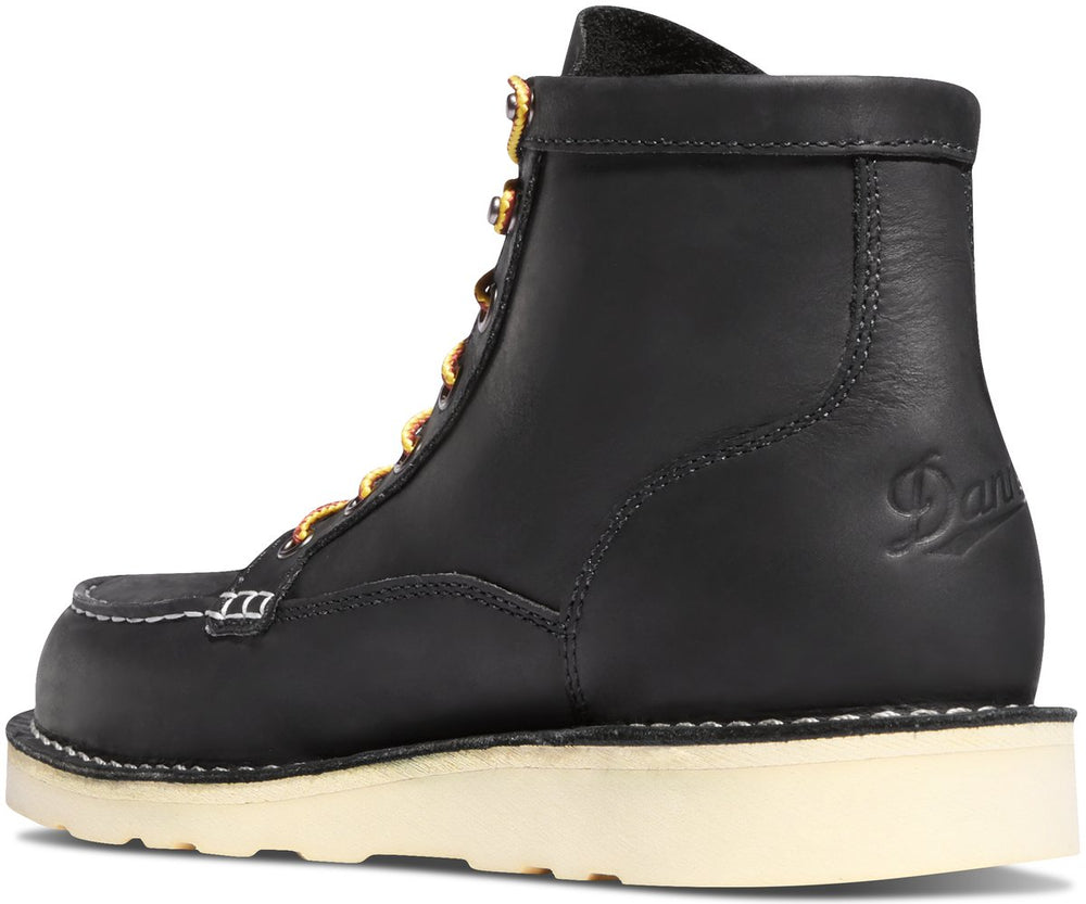 Bull Run Moc Toe 6" Black Steel Toe / Danner Men