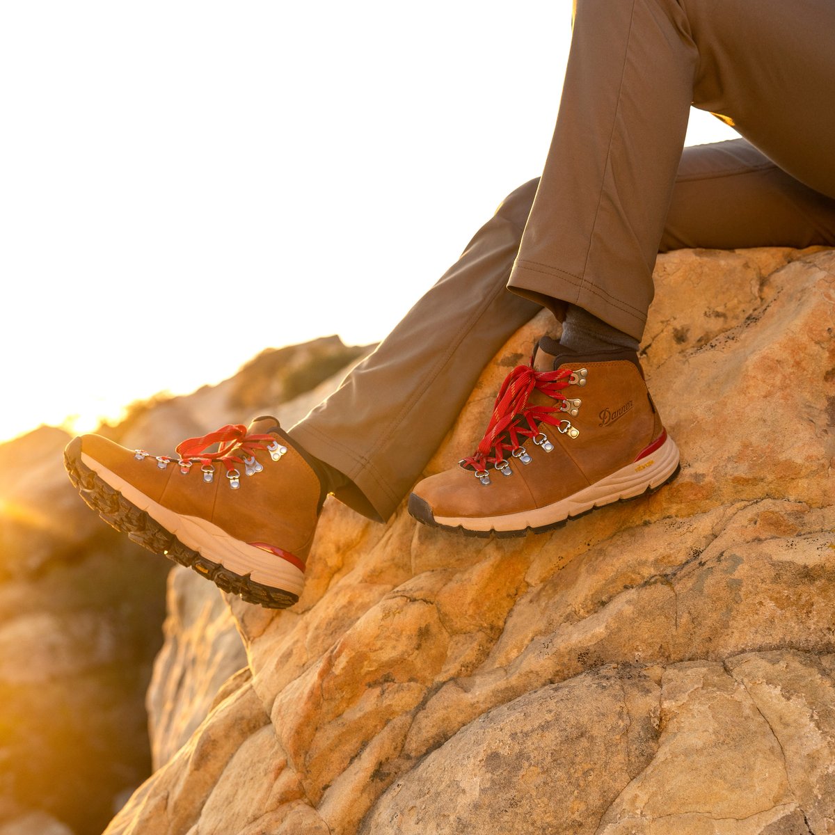 Mountain 600 Leaf GTX Grizzly Brown/Rhodo Red / Danner Men