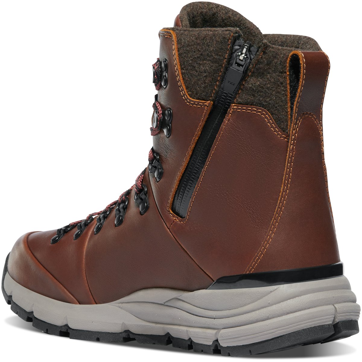 Arctic 600 Side-Zip  Roasted Pecan/Fired Brick Insulated 200G / Danner Men