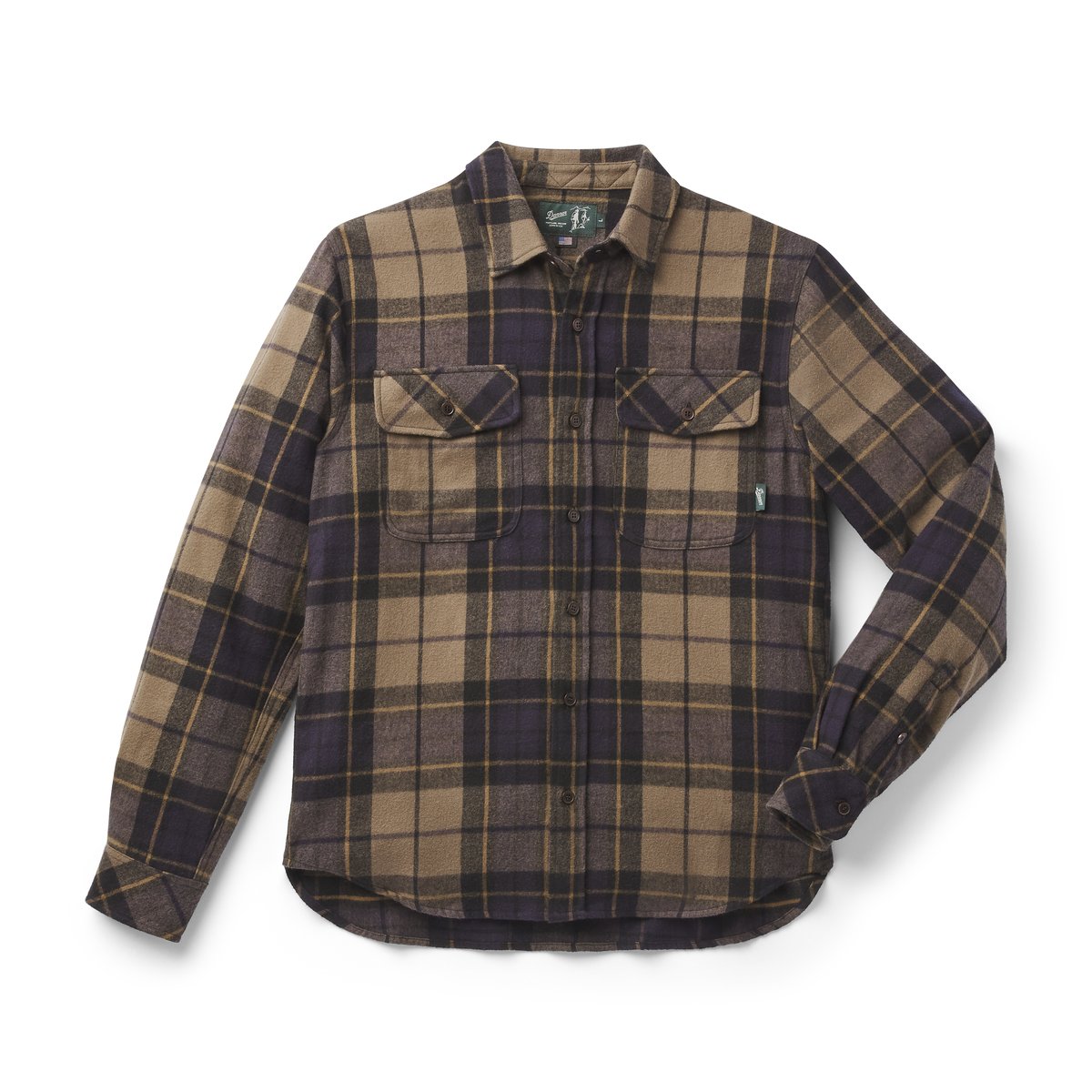 Cedar Mill Cotton Flannel Shirt  Navy/Olive Tartan Plaid / Danner Men|Women