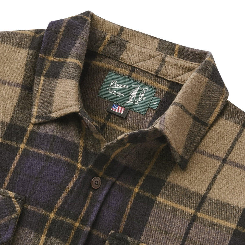 Cedar Mill Cotton Flannel Shirt  Navy/Olive Tartan Plaid / Danner Men|Women