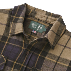 Cedar Mill Cotton Flannel Shirt  Navy/Olive Tartan Plaid / Danner Men|Women