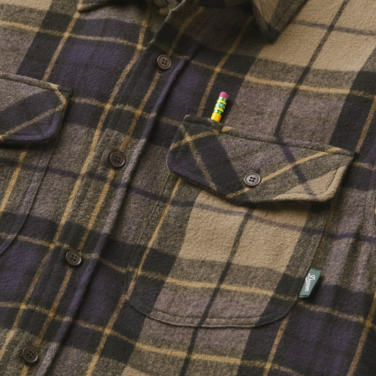 Cedar Mill Cotton Flannel Shirt  Navy/Olive Tartan Plaid / Danner Men|Women