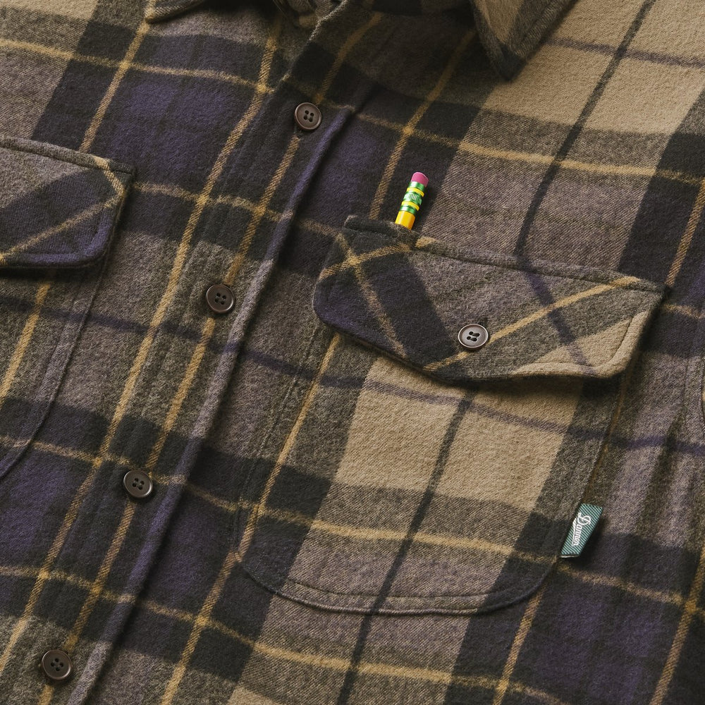 Cedar Mill Cotton Flannel Shirt  Navy/Olive Tartan Plaid / Danner Men|Women