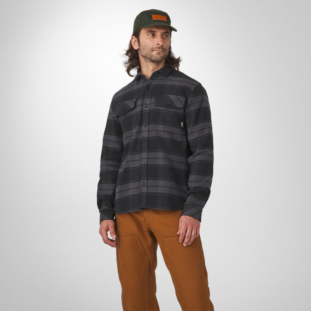 Cedar Mill Cotton Flannel Shirt  Black Plaid / Danner Men|Women