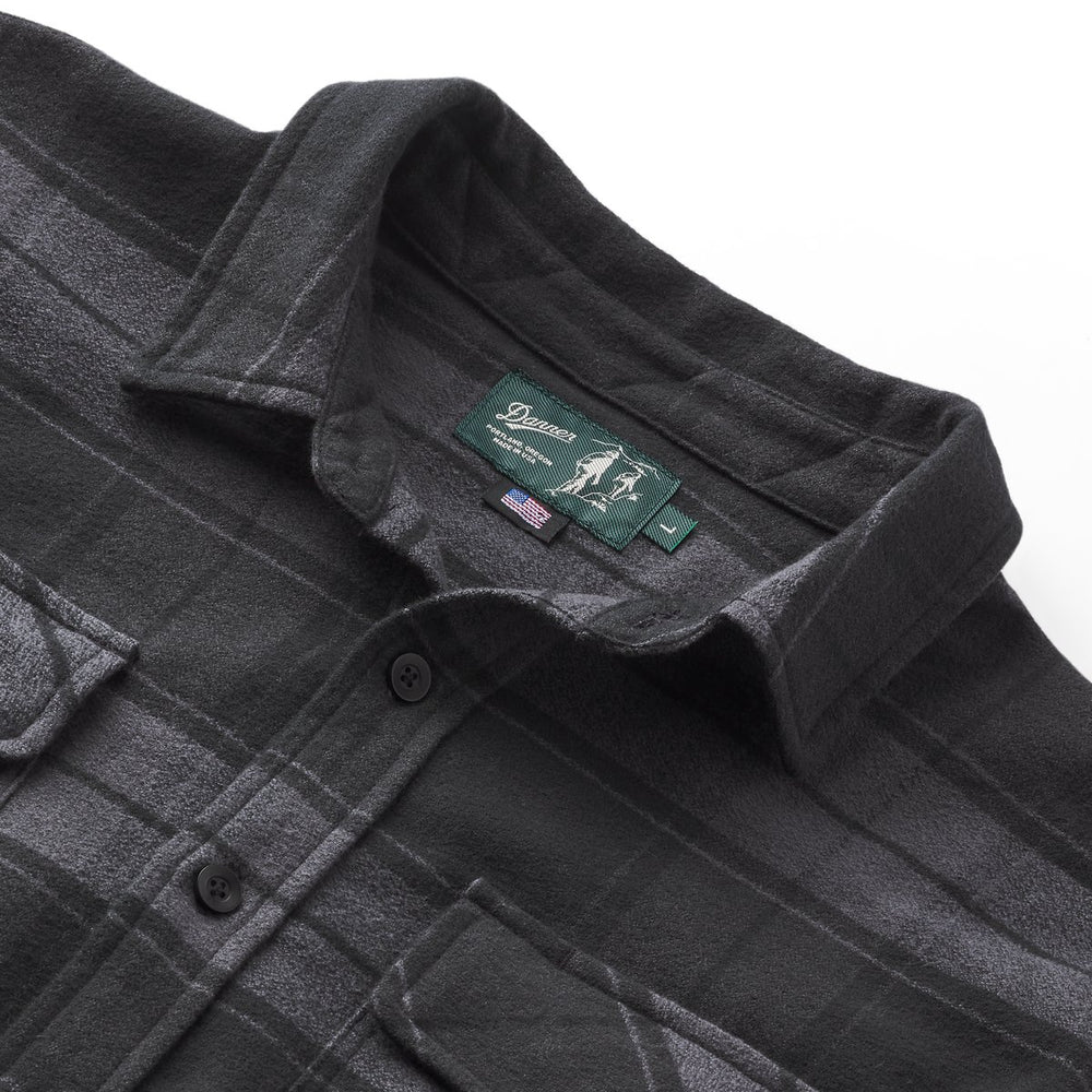 Cedar Mill Cotton Flannel Shirt  Black Plaid / Danner Men|Women
