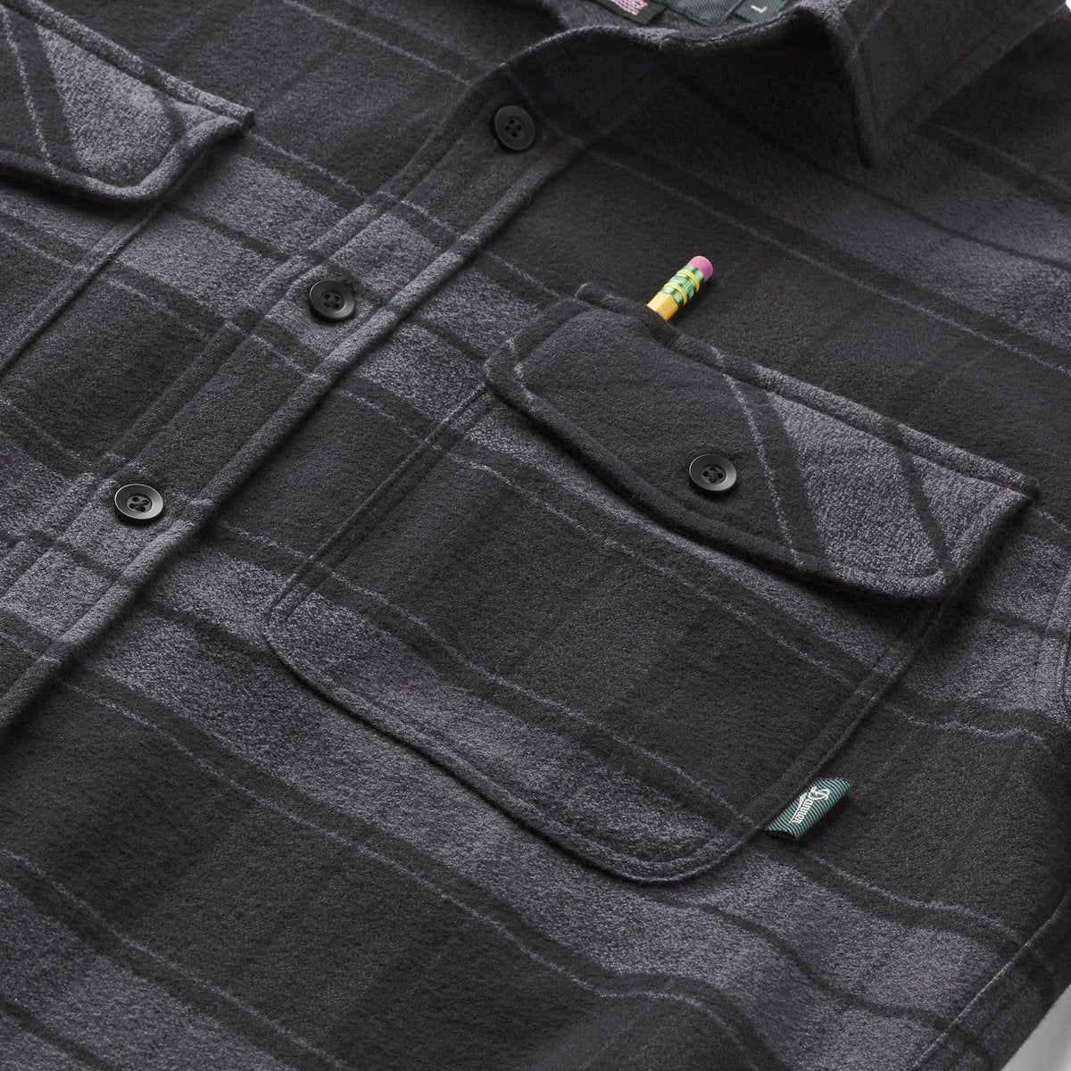 Cedar Mill Cotton Flannel Shirt  Black Plaid / Danner Men|Women