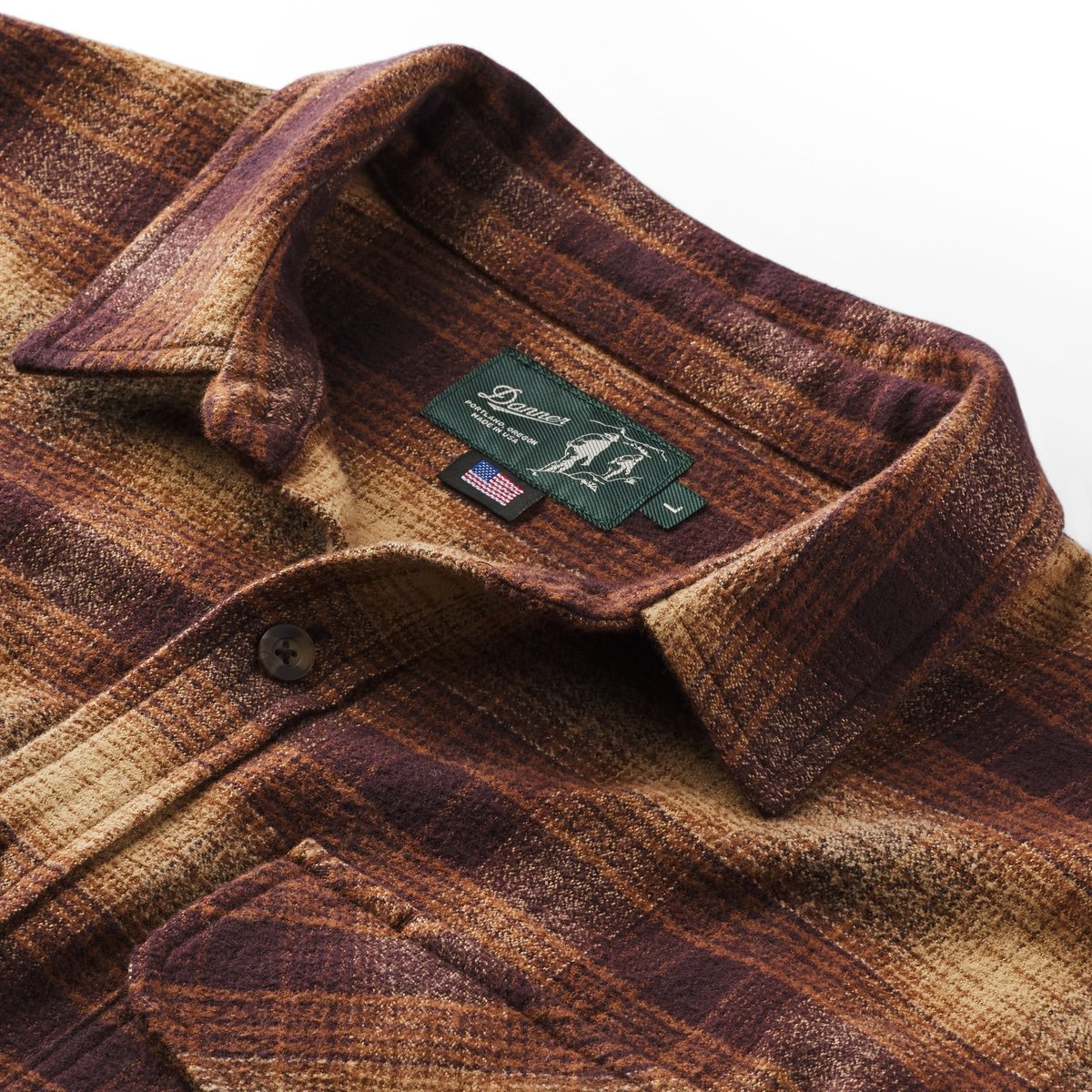 Cedar Mill Cotton Flannel Shirt  Espresso Plaid / Danner Men|Women