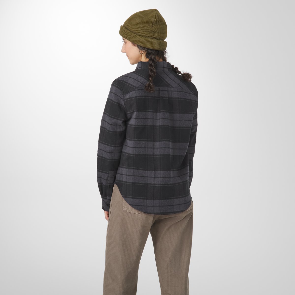 Sauvie Cotton Flannel Shirt  Black Plaid / Danner Men|Women