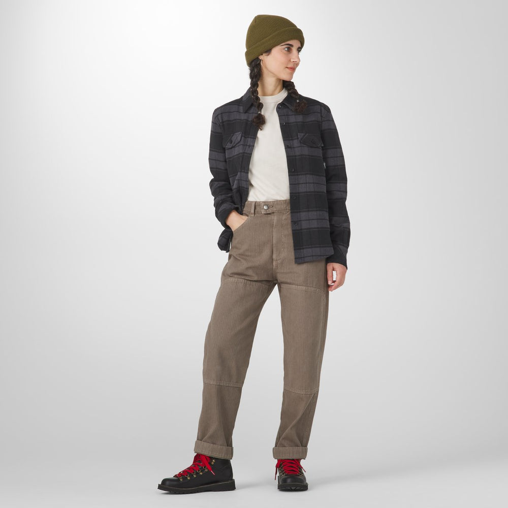 Sauvie Cotton Flannel Shirt  Black Plaid / Danner Men|Women