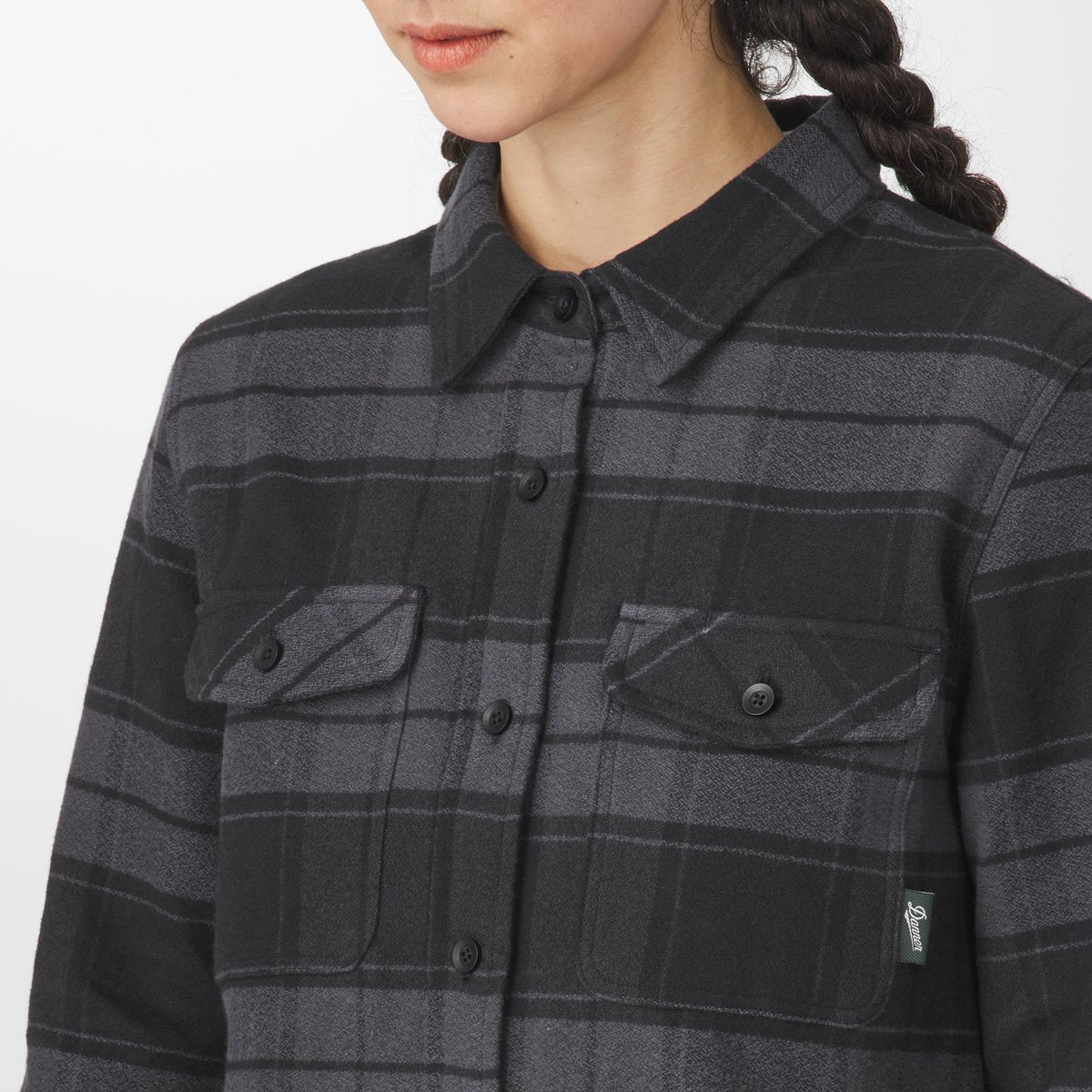 Sauvie Cotton Flannel Shirt  Black Plaid / Danner Men|Women