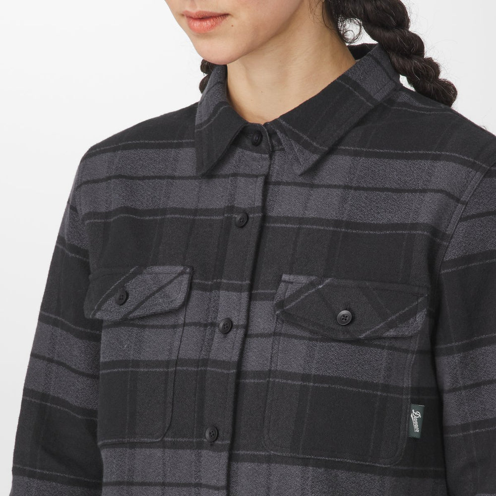 Sauvie Cotton Flannel Shirt  Black Plaid / Danner Men|Women