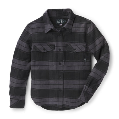 Sauvie Cotton Flannel Shirt  Black Plaid / Danner Men|Women