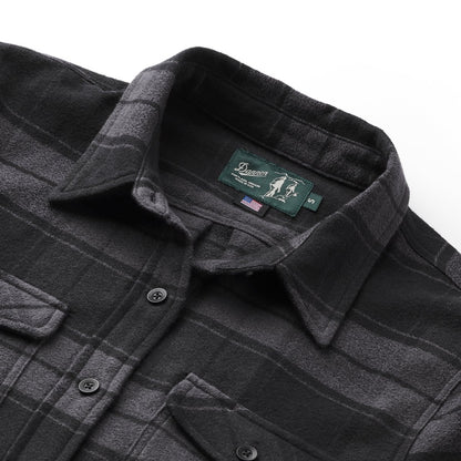 Sauvie Cotton Flannel Shirt  Black Plaid / Danner Men|Women