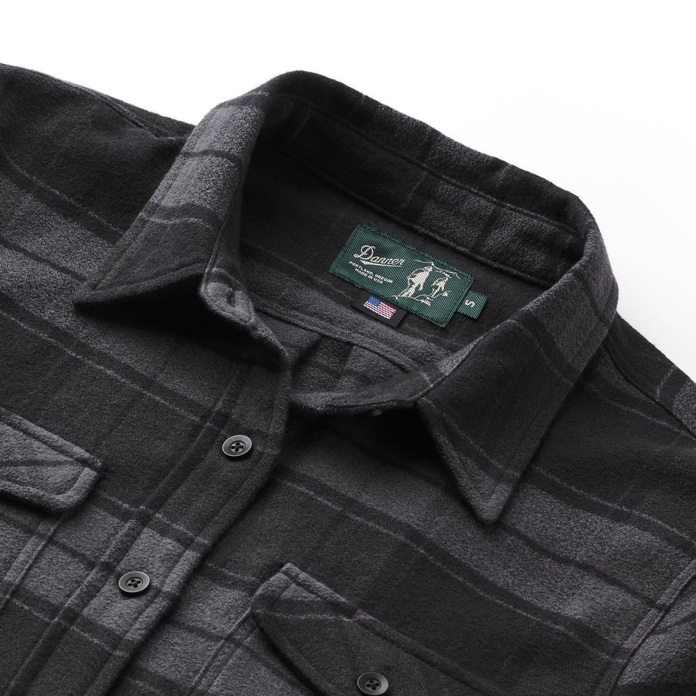 Sauvie Cotton Flannel Shirt  Black Plaid / Danner Men|Women