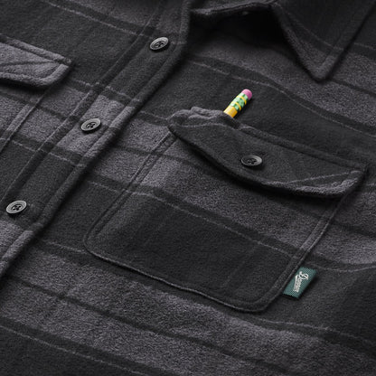 Sauvie Cotton Flannel Shirt  Black Plaid / Danner Men|Women