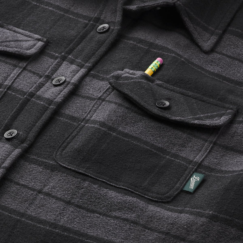 Sauvie Cotton Flannel Shirt  Black Plaid / Danner Men|Women