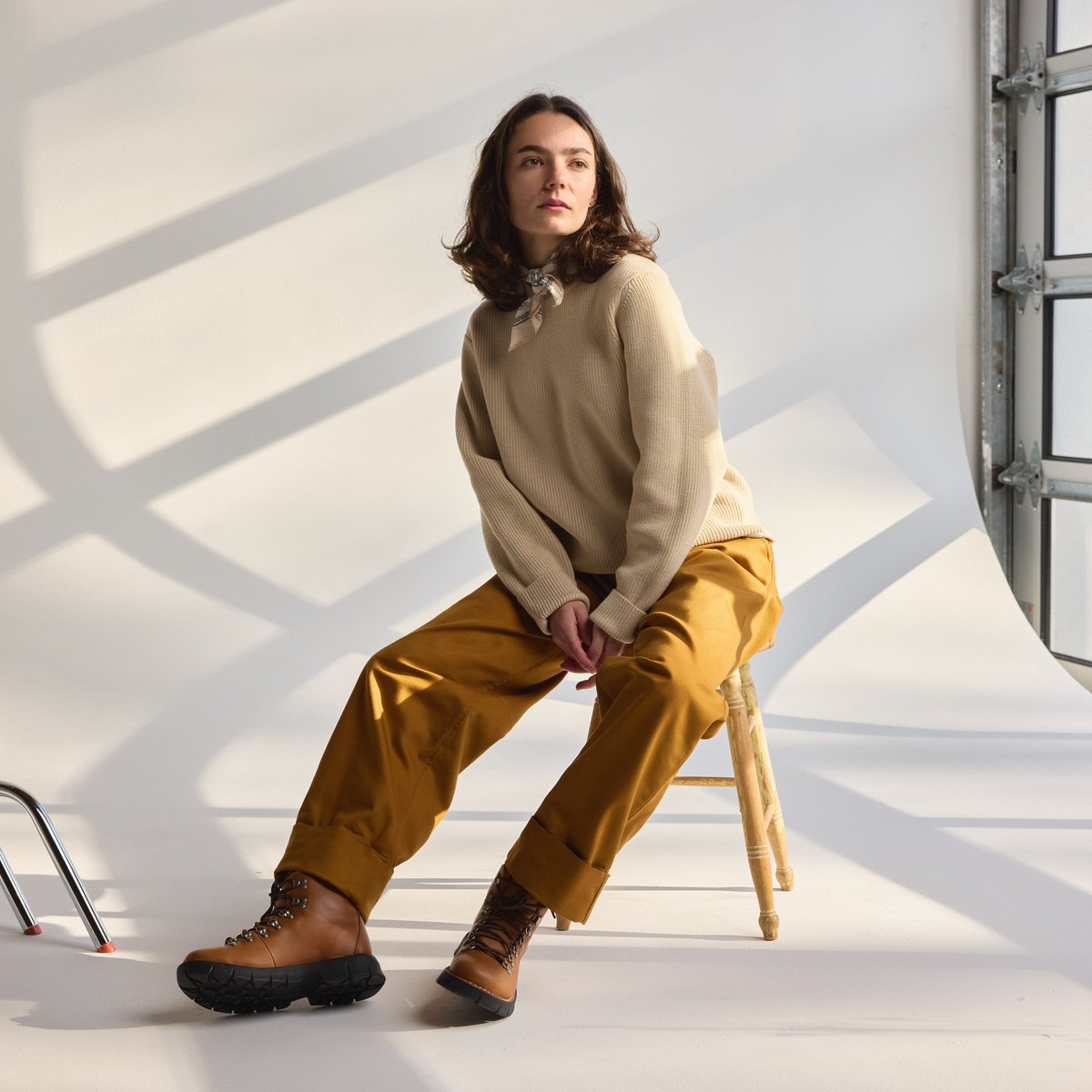 DWR Wool/Cotton Sweater Castle Wall / Danner Men