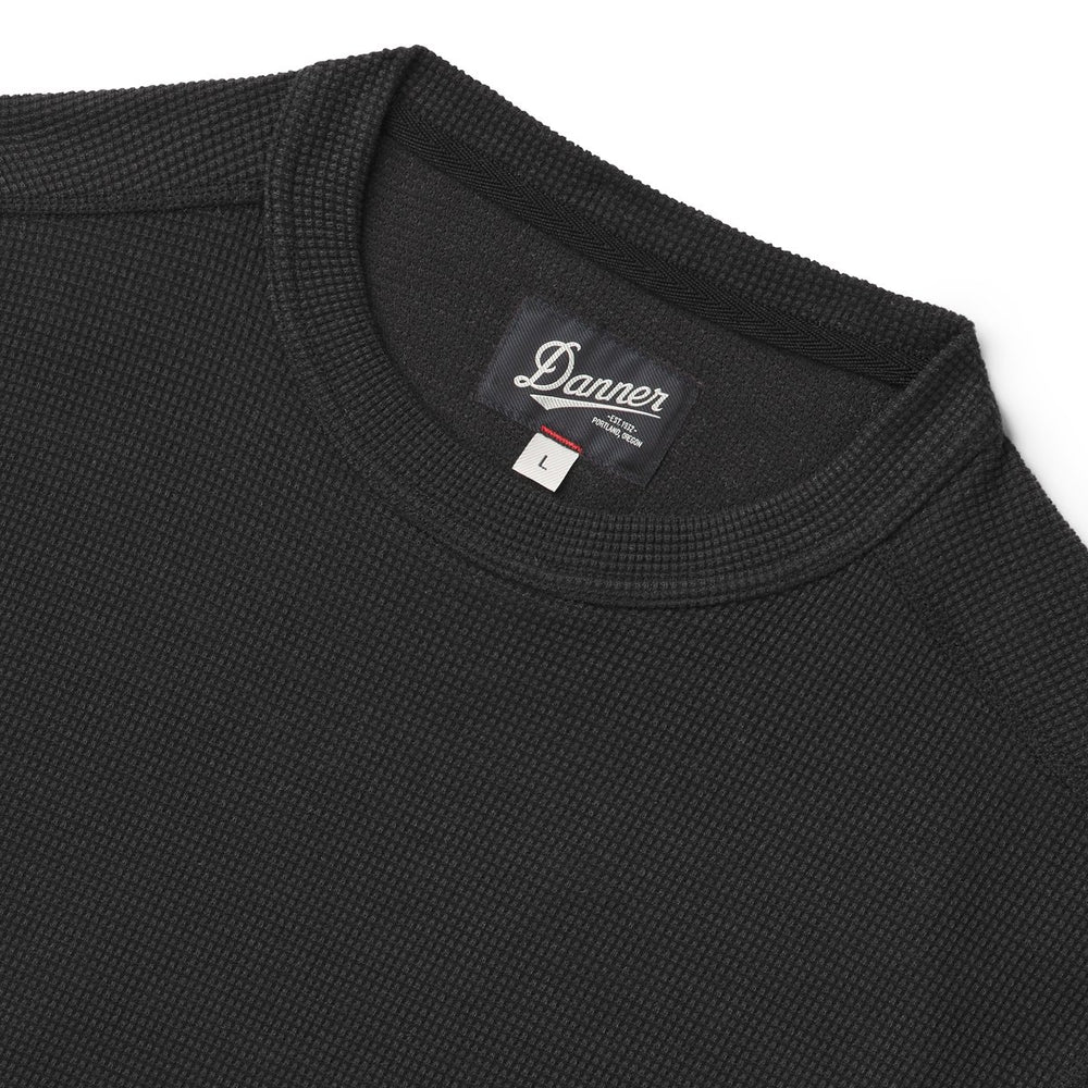 Santiam Waffle LS Tee Black / Danner Men|Women