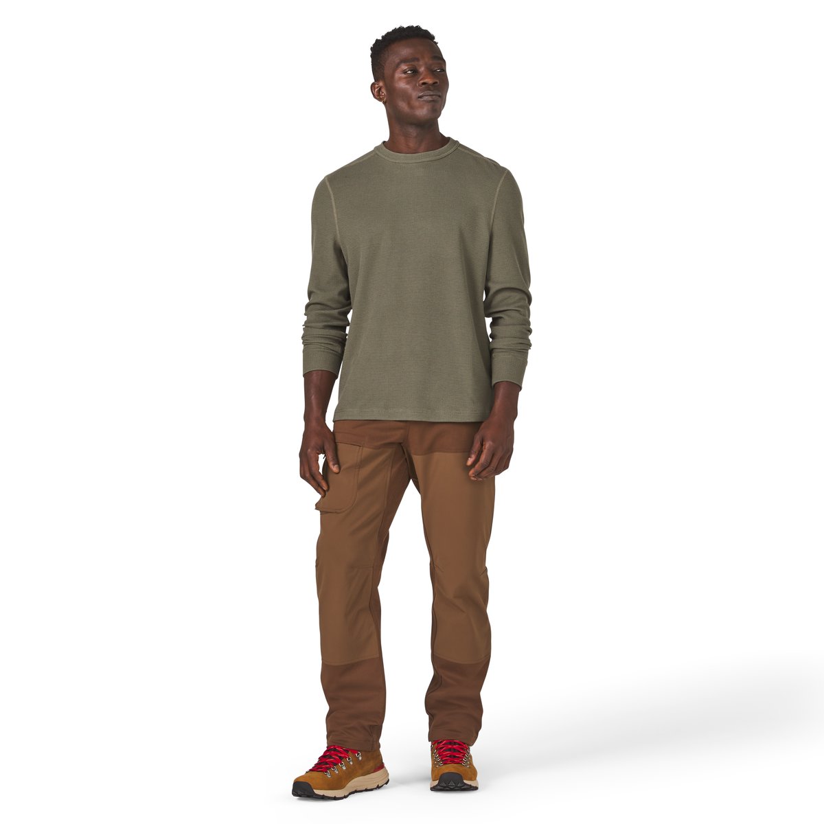 Santiam Waffle LS Tee Dusty Olive / Danner Men|Women