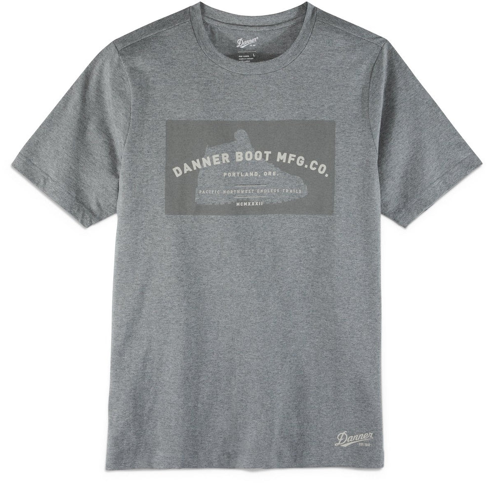License Plate Tee Heather Gray / Danner Men|Women