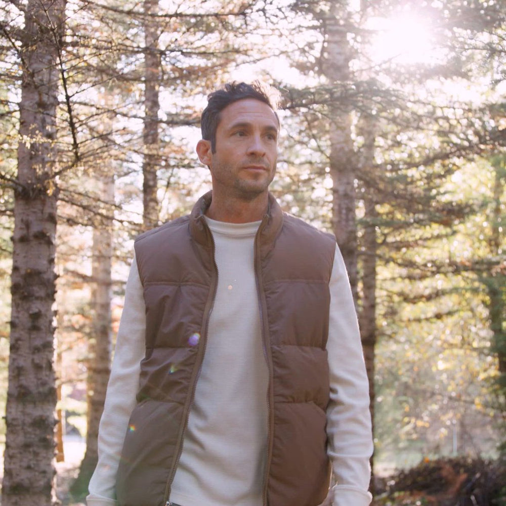 Zigzag Down Vest Dusty Olive / Danner Men|Women