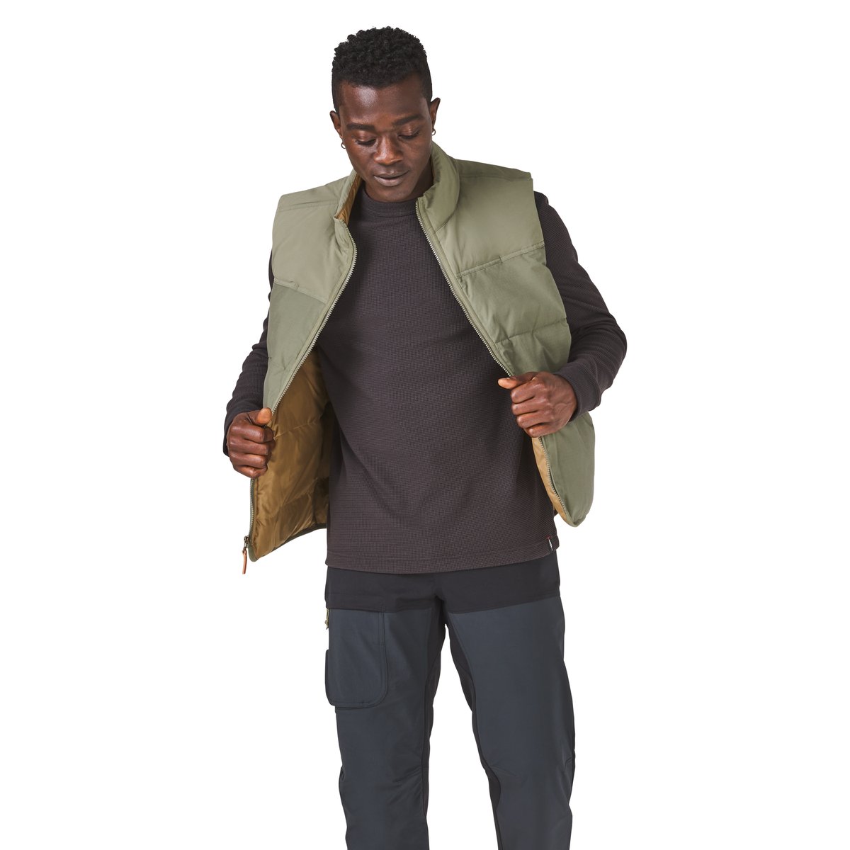 Zigzag Down Vest Dusty Olive / Danner Men|Women