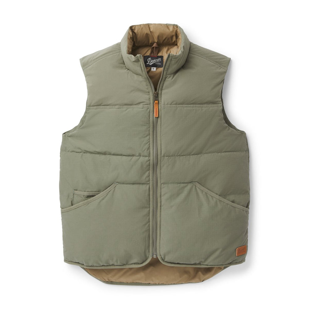 Zigzag Down Vest Dusty Olive / Danner Men|Women
