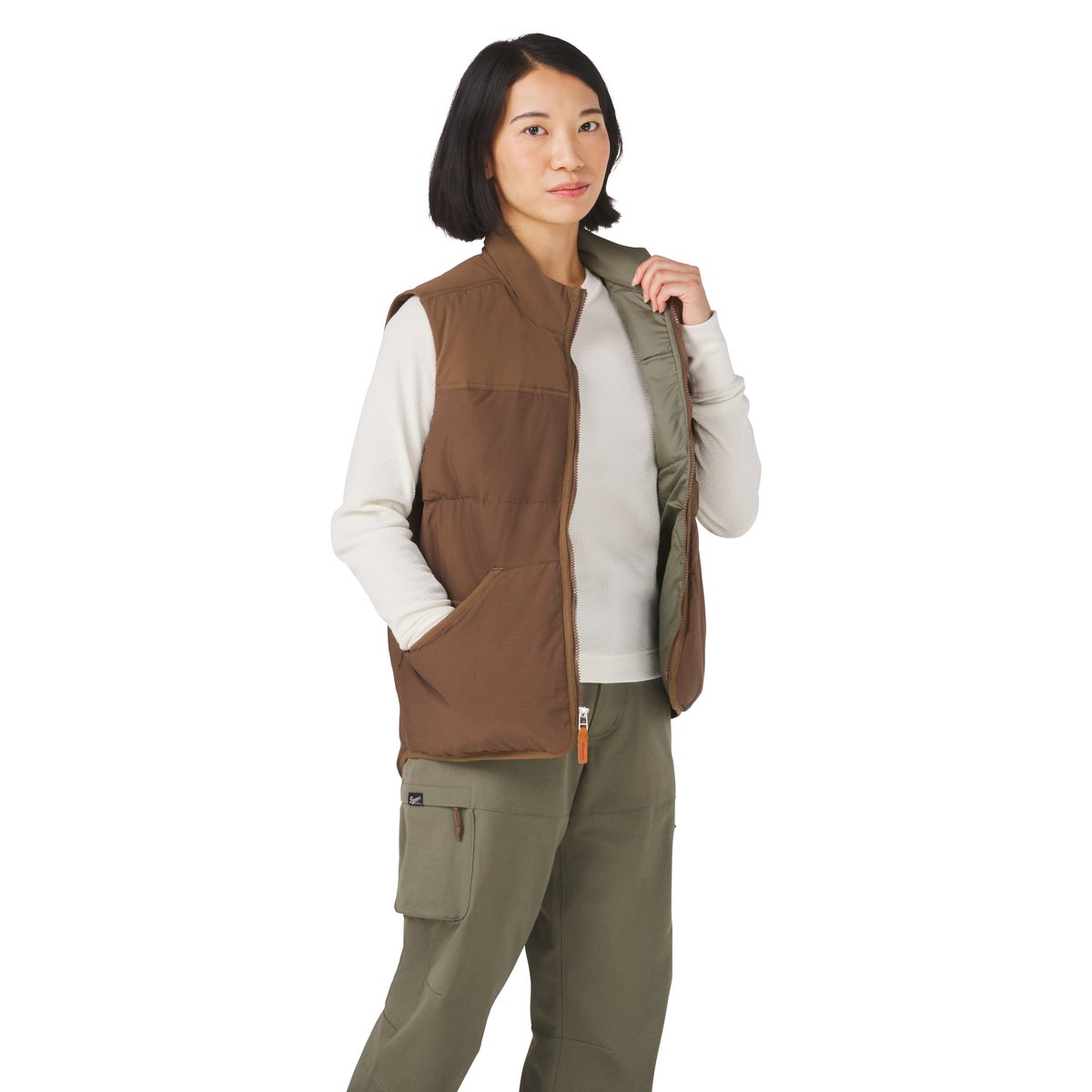 Zigzag Down Vest Dark Earth / Danner Men|Women