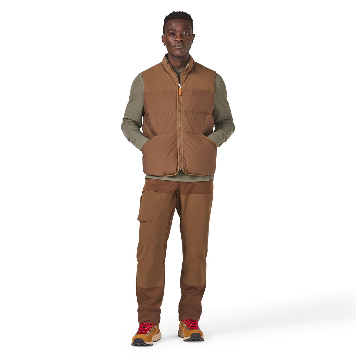 Zigzag Down Vest Dark Earth / Danner Men|Women