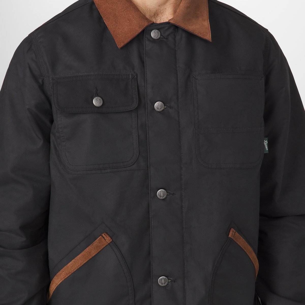 Shipyard Waxed Canvas Jacket  Black/Bison / Danner Men|Women