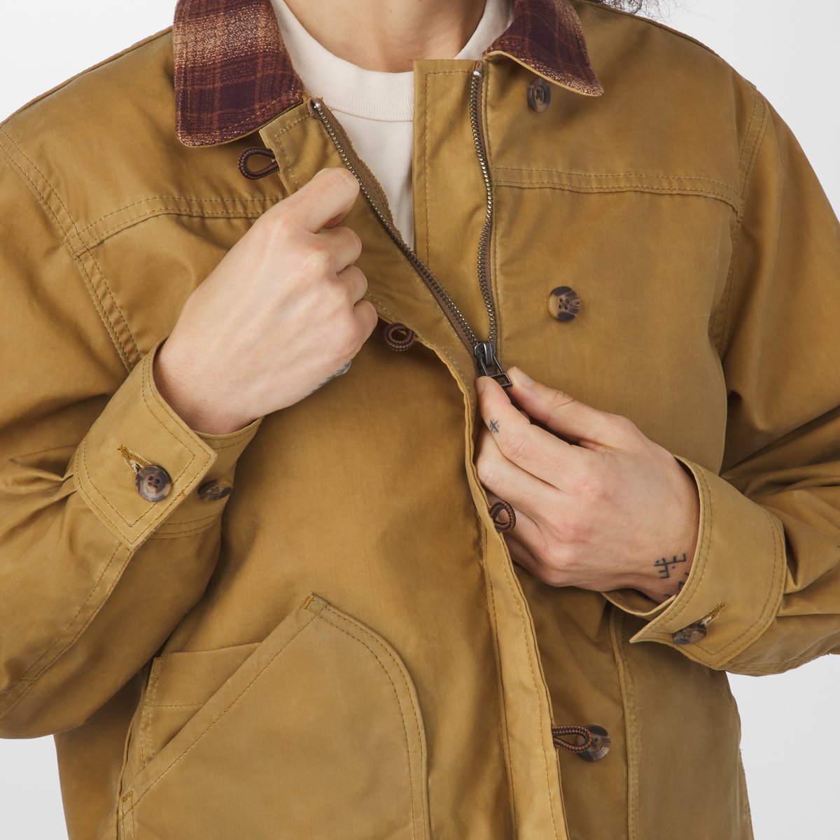 Maywood Waxed Canvas Jacket  Tan/Espresso / Danner Men|Women