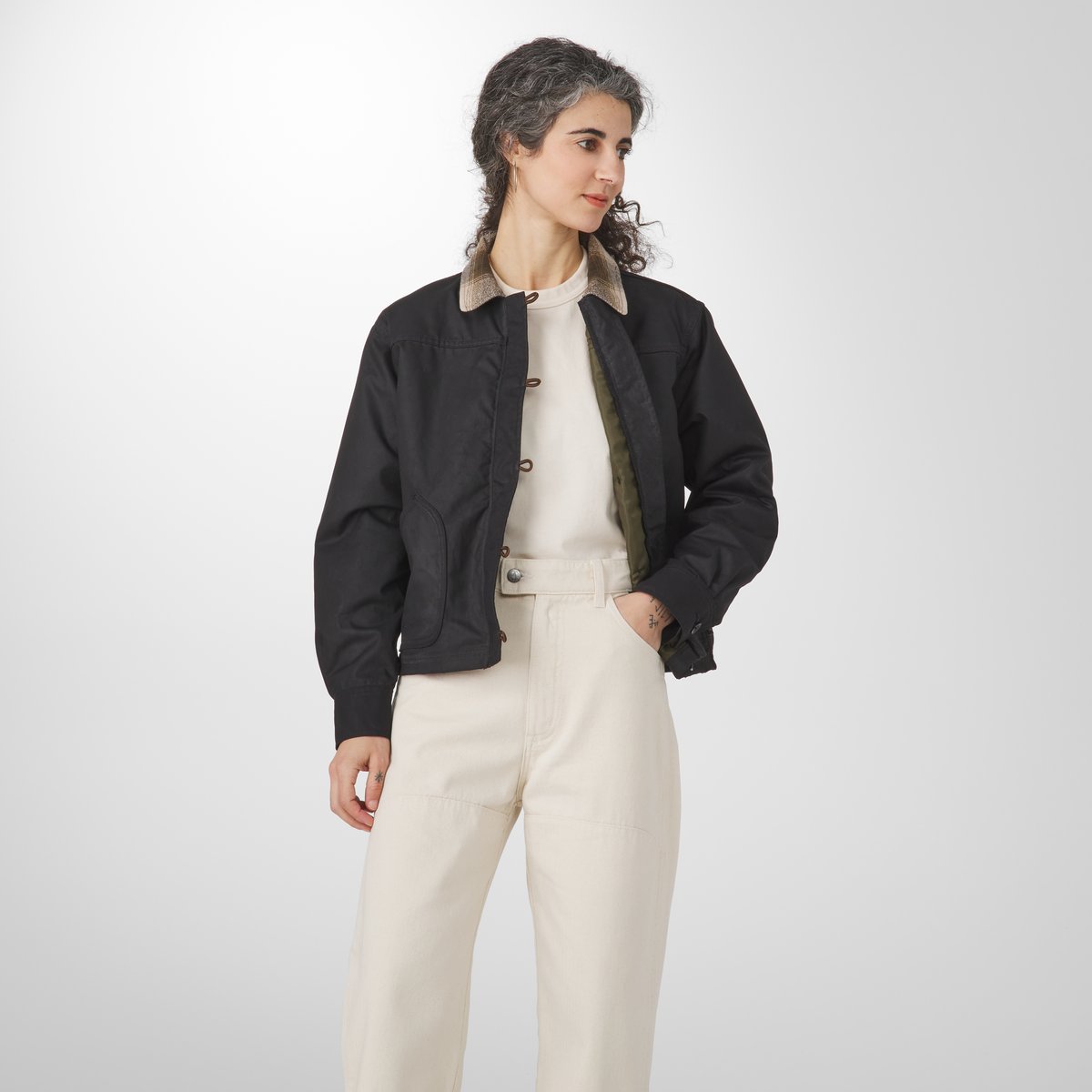 Maywood Waxed Canvas Jacket  Black/Earth / Danner Men|Women