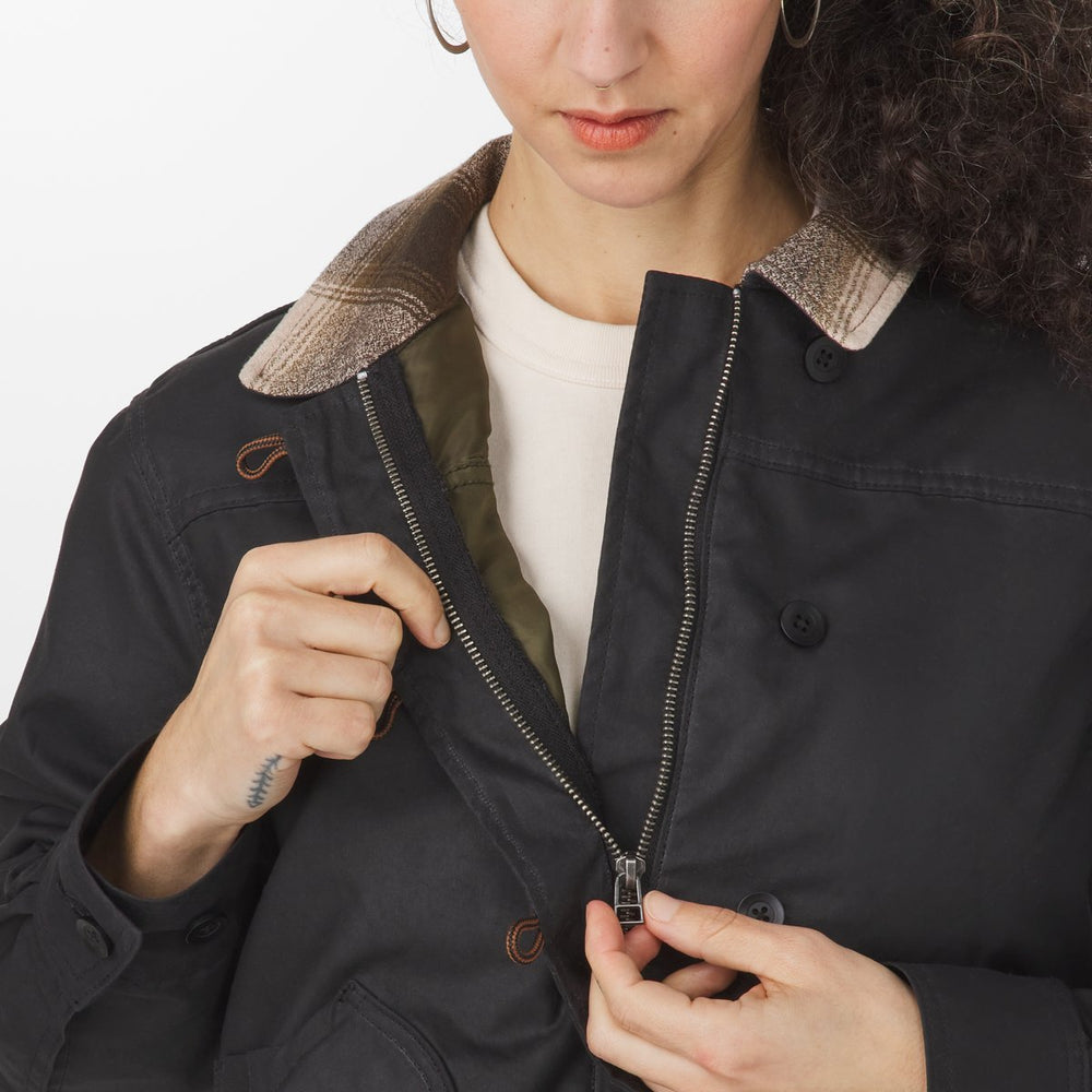 Maywood Waxed Canvas Jacket  Black/Earth / Danner Men|Women